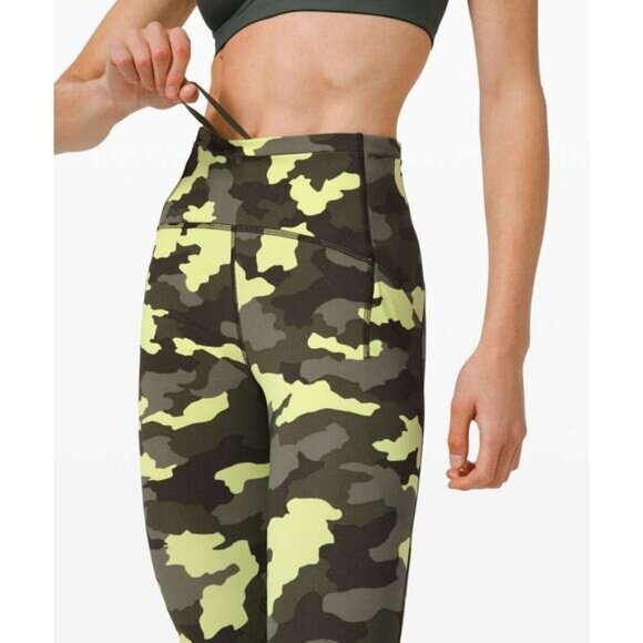 Lululemon Swift Speed High-Rise Tight 28" In Heritage 365 Camo Green Multi 8 - Picture 2 of 7